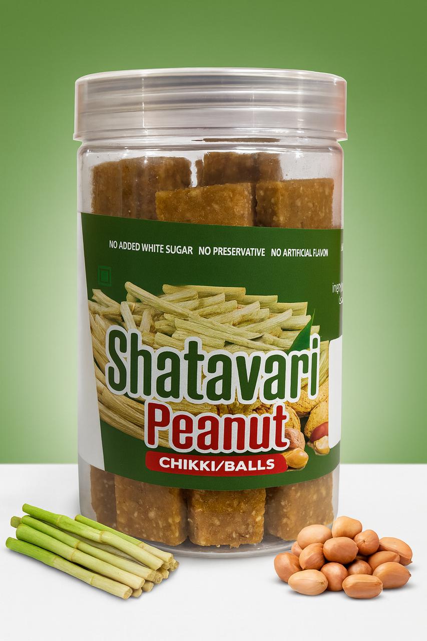 Coconut Neera Shatavari Peanut Chikki - 250g