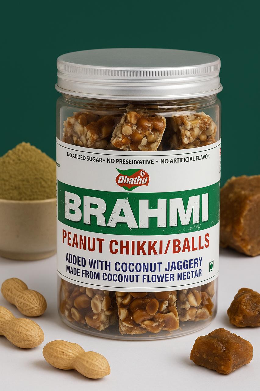 Coconut Neera Brahmi Peanut Chikki