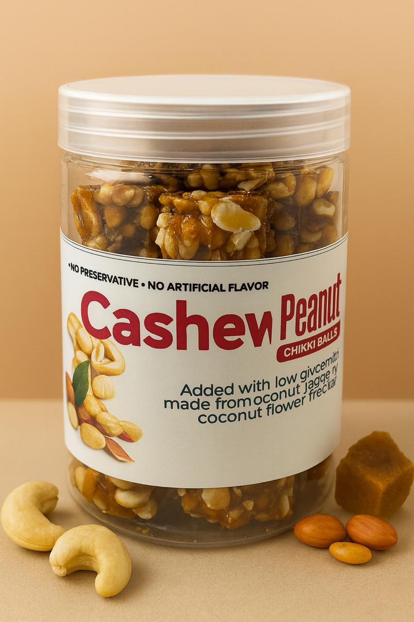 Coconut Neera Cashew Peanut Chikki - 250g
