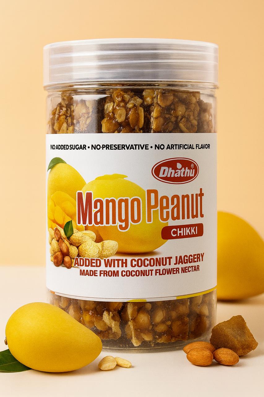 Coconut Neera Mango Peanut Chikki