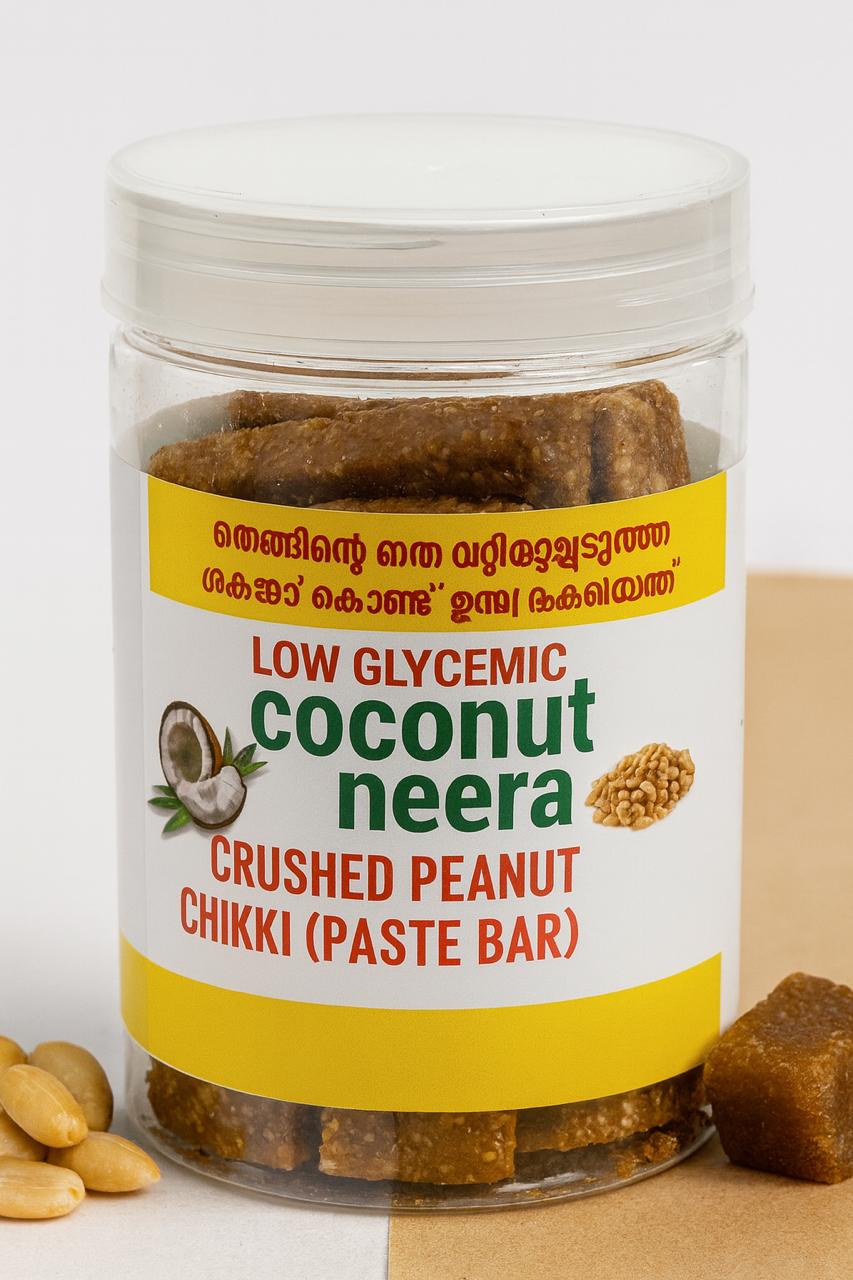 Coconut Neera Crushed Peanut Chikki