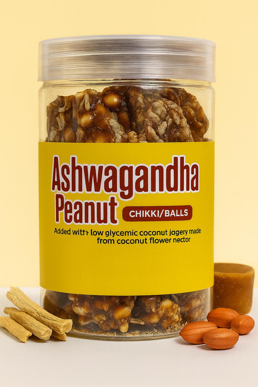 Coconut Neera Ashwagandha Peanut Chikki