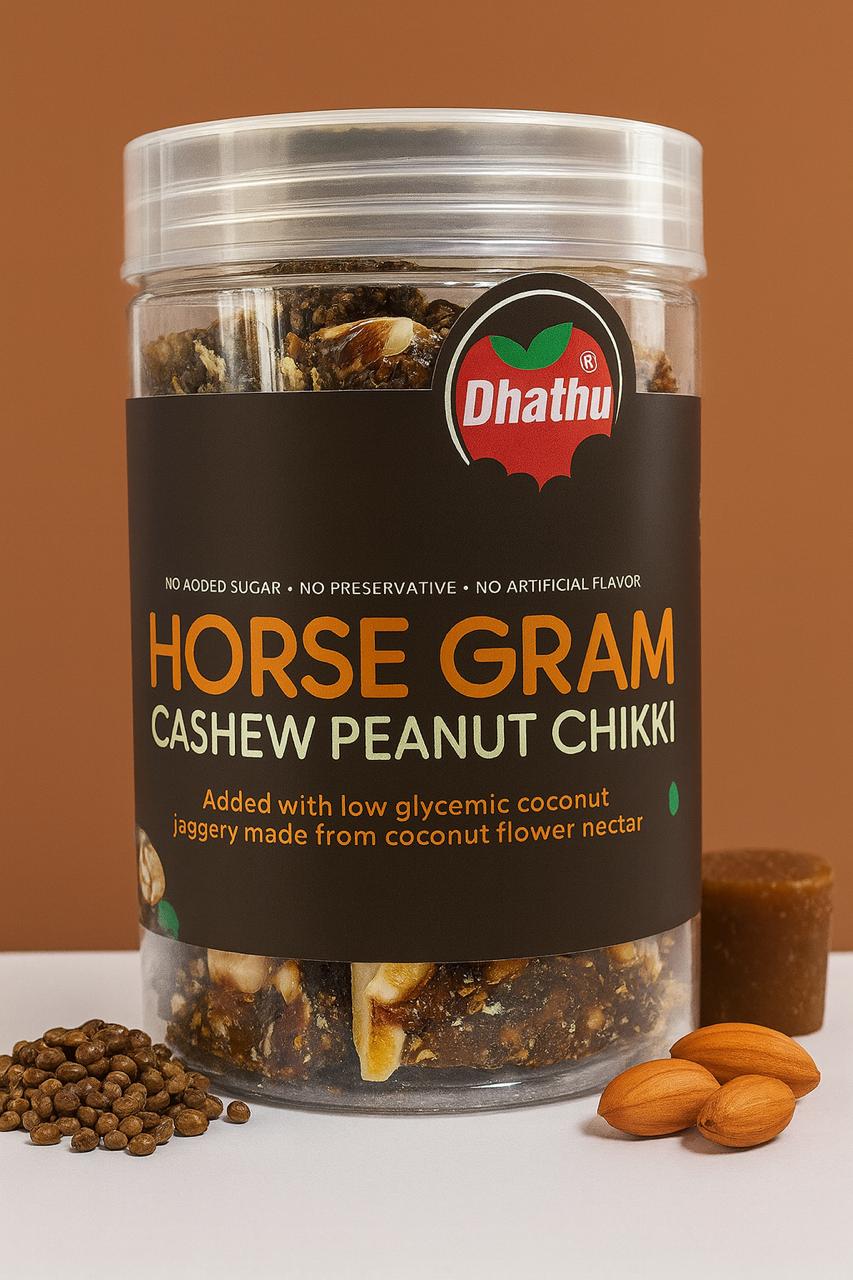 Coconut Neera Horsegram Cashew Peanut Chikki - 250g